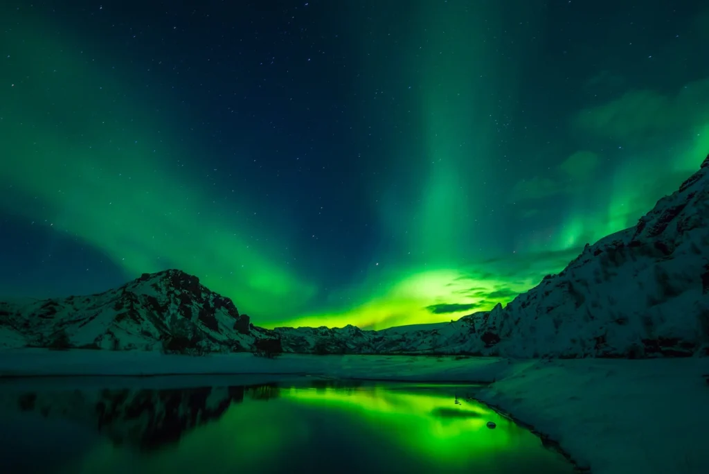 The Aurora Borealis in Iceland